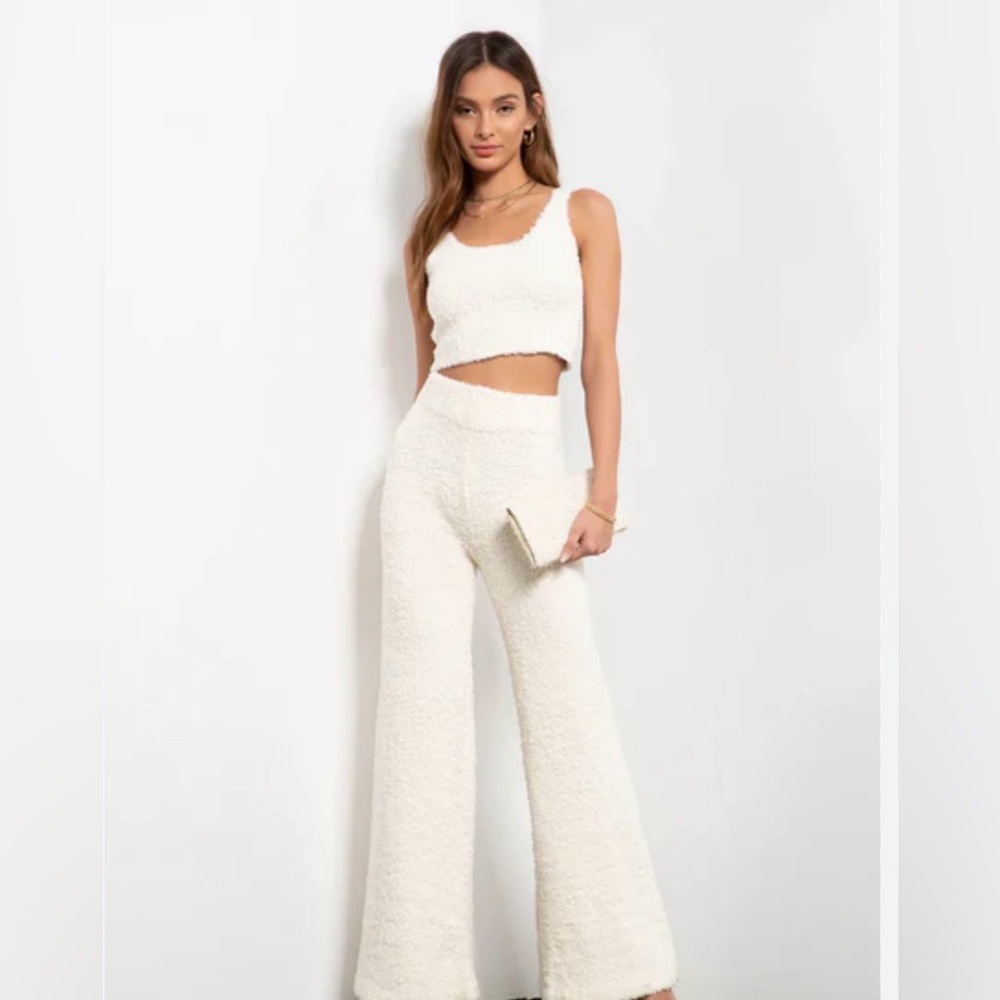 SKIMS Cream Sherpa SET